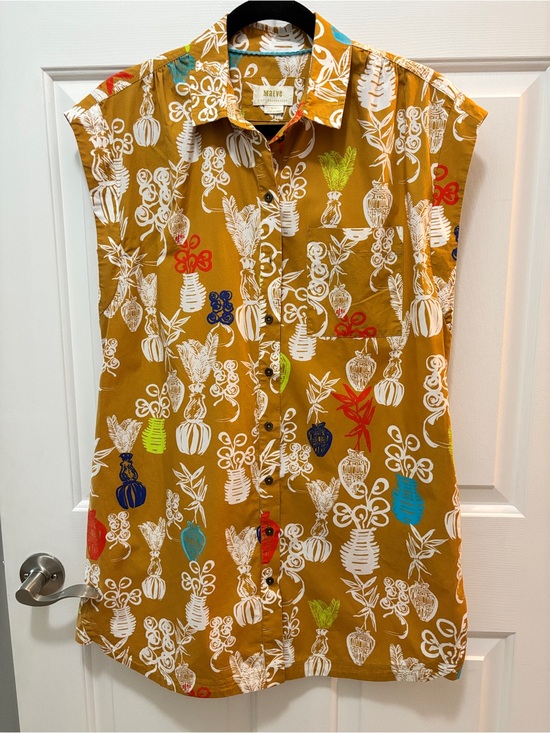 Anthropologie Dresses & Skirts - Maeve Toni Tunic Dress by Anthropologie Multicolor Print. Small P . Like New!